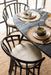 Dining Table Oval Recycle Teak Black-Eettafels-J-Line