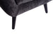 Donny Anthracite Fauteuil Zwart Wooden Legs-Fauteuils-PTMD