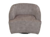 Draai fauteuil - Wit/zwart - Adore 01 - Velours/metaal-Fauteuils-HSM Collection