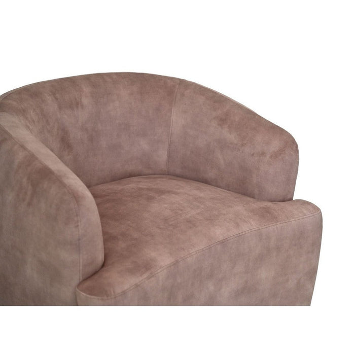 Draai fauteuil - lever/zwart - Adore 10 - Velours/metaal-Fauteuils-HSM Collection