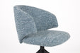 Draaibare Eetkamerstoel Balado Polyester Blauw 57x54.5 cm-Eetkamerstoelen-Creating Home