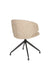 Draaibare Eetkamerstoel Balado Polyester Bruin 57x54.5 cm-Eetkamerstoelen-Creating Home