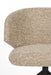 Draaibare Eetkamerstoel Balado Polyester Bruin 57x54.5 cm-Eetkamerstoelen-Creating Home