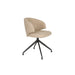 Draaibare Eetkamerstoel Balado Polyester Bruin 57x54.5 cm-Eetkamerstoelen-Creating Home