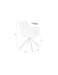 Draaibare Eetkamerstoel Kodak Polyester Beige 62x66 cm-Eetkamerstoelen-Creating Home