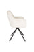 Draaibare Eetkamerstoel Kodak Polyester Beige 62x66 cm-Eetkamerstoelen-Creating Home