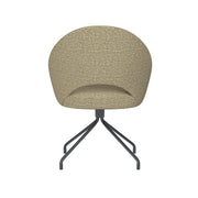 Draaibare Eetkamerstoel Mick Groen Polyester Groen-Eetkamerstoelen-Creating Home