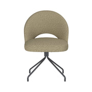 Draaibare Eetkamerstoel Mick Groen Polyester Groen-Eetkamerstoelen-Creating Home