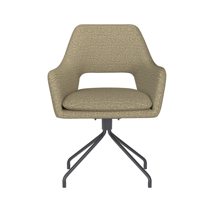 Draaibare Eetkamerstoel Mos Groen Polyester Groen 59x59 cm-Eetkamerstoelen-Creating Home