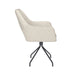 Draaibare Eetkamerstoel Mos Off-white Polyester Beige-Eetkamerstoelen-Creating Home