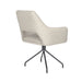Draaibare Eetkamerstoel Mos Off-white Polyester Beige-Eetkamerstoelen-Creating Home