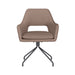 Draaibare Eetkamerstoel Mos Taupe Polyester Taupe 59x59 cm-Eetkamerstoelen-Creating Home