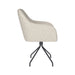 Draaibare Eetkamerstoel Otis Off-white Polyester Beige-Eetkamerstoelen-Creating Home