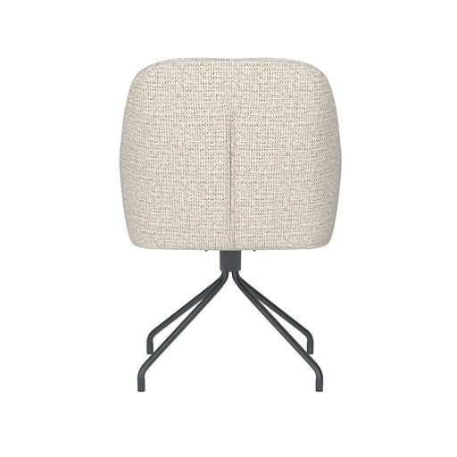 Draaibare Eetkamerstoel Otis Off-white Polyester Beige-Eetkamerstoelen-Creating Home