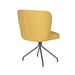 Draaibare Eetkamerstoel Stan Ochre Polyester Geel 57x53 cm-Eetkamerstoelen-Creating Home