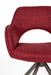 Draaibare Eetkamerstoel Toye Polyester Rood 68x61 cm-Eetkamerstoelen-Creating Home