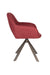 Draaibare Eetkamerstoel Toye Polyester Rood 68x61 cm-Eetkamerstoelen-Creating Home