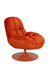 Fauteuil Beefy Polyester Oranje 84.5x76.5 cm-Fauteuils-White Label Living