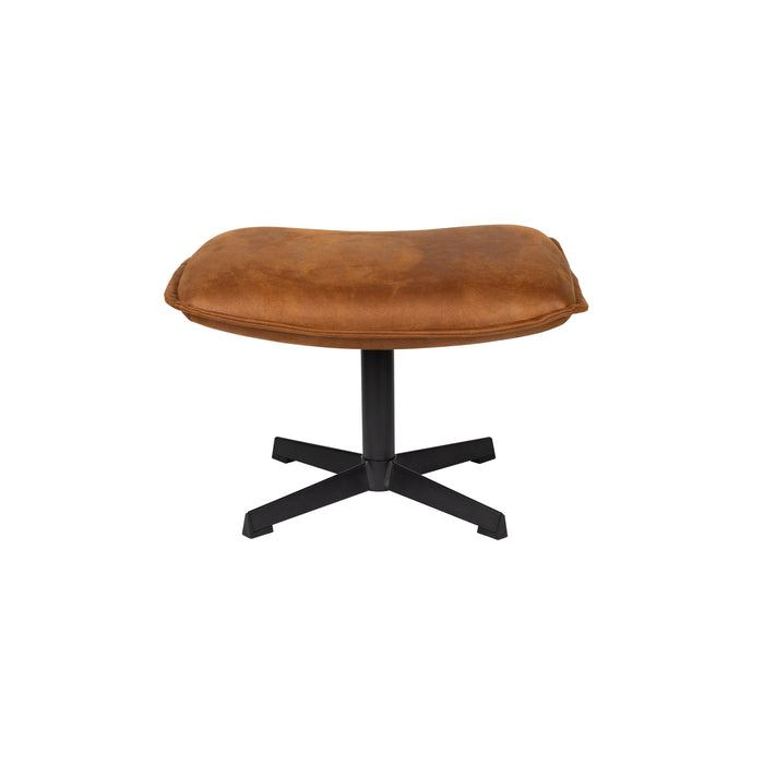 Draaibare Fauteuil John Cognac PU-Leder Bruin 40x60 cm-Fauteuils-Creating Home