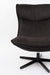 Draaibare Fauteuil John PU-Leder Donkergrijs 92x81 cm-Fauteuils-Creating Home