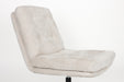 Draaibare Fauteuil Kai Off Polyester Wit 75.5x72 cm-Fauteuils-Creating Home