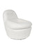 Draaibare Fauteuil Velvoro Polyester Off white 84x80 cm-Fauteuils-Creating Home