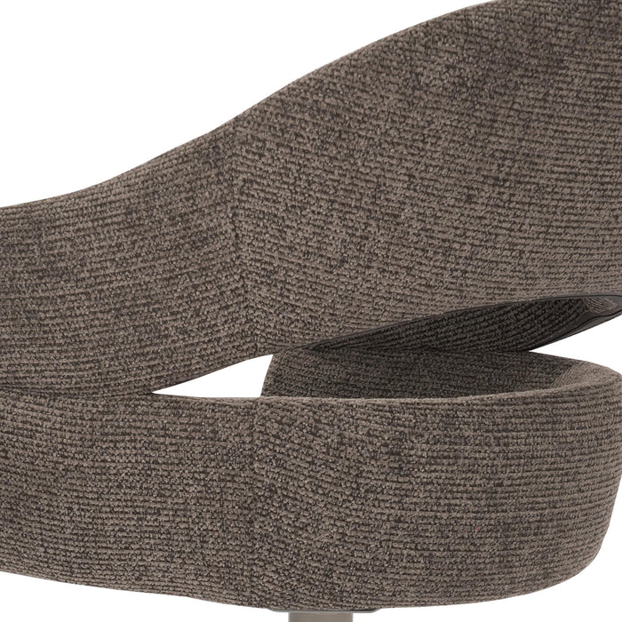 Draaibare eetkamerstoel Lily Bruin-Eetkamerstoelen-Creating Home