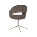 Draaibare eetkamerstoel Lily Bruin-Eetkamerstoelen-Creating Home