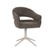 Draaibare eetkamerstoel Lily Bruin-Eetkamerstoelen-Creating Home