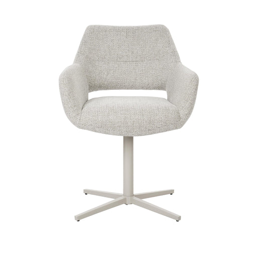 Draaibare eetkamerstoel Lux Beige-Eetkamerstoelen-Creating Home