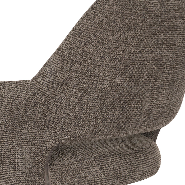 Draaibare eetkamerstoel Lux Bruin-Eetkamerstoelen-Creating Home
