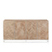 nan Dressoir 4-deurs Zigzag Hout/Metaal Naturel/Wit-Dressoirs-J-Line