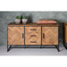 Dressoir Accent Teakhout Naturel hout 145x45x85 cm-Dressoirs-Livingfurn
