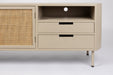 Dressoir Amaya MDF, Metaal Beige 38x150 cm-Dressoirs-Creating Home