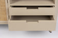 Dressoir Amaya MDF, Metaal Beige 38x150 cm-Dressoirs-Creating Home