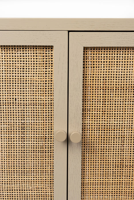Dressoir Amaya MDF, Metaal Beige 38x150 cm-Dressoirs-Creating Home