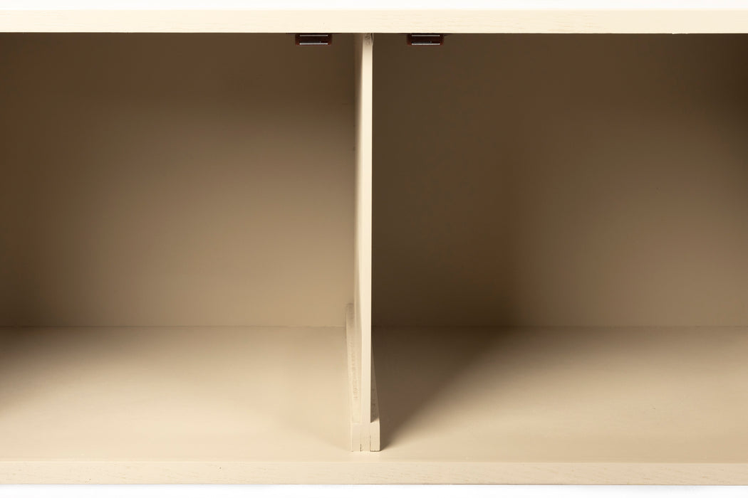 Dressoir Amaya MDF, Metaal Beige 38x150 cm-Dressoirs-Creating Home