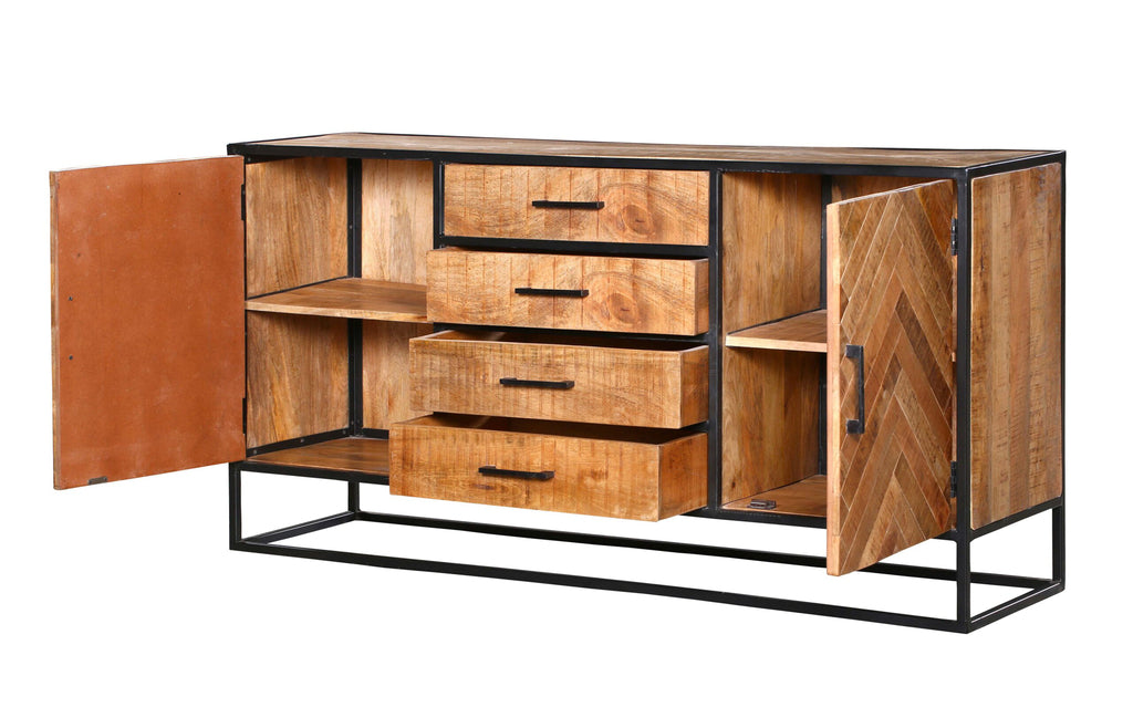 Dressoir Arlington | 165 cm-Dressoirs-Starfurn