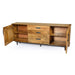 Dressoir Ayleen Mangohout Naturel hout 200x45x80 cm-Dressoirs-Livingfurn