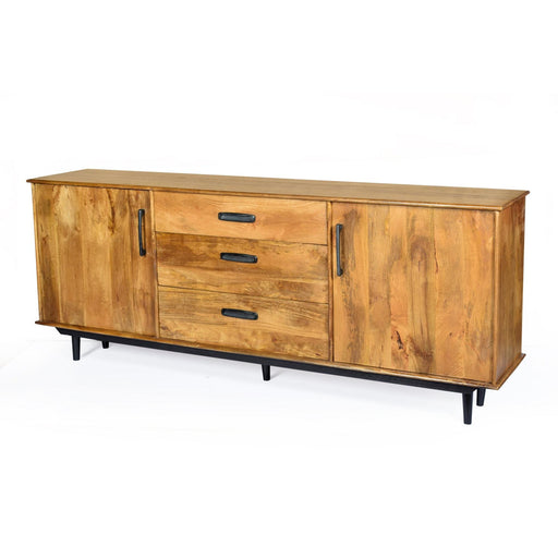 Dressoir Ayleen Mangohout Naturel hout 200x45x80 cm-Livingfurn