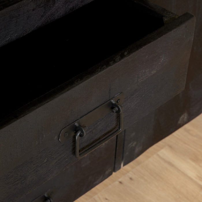 Dressoir Boaz Black | 135 cm-Dressoirs-Starfurn