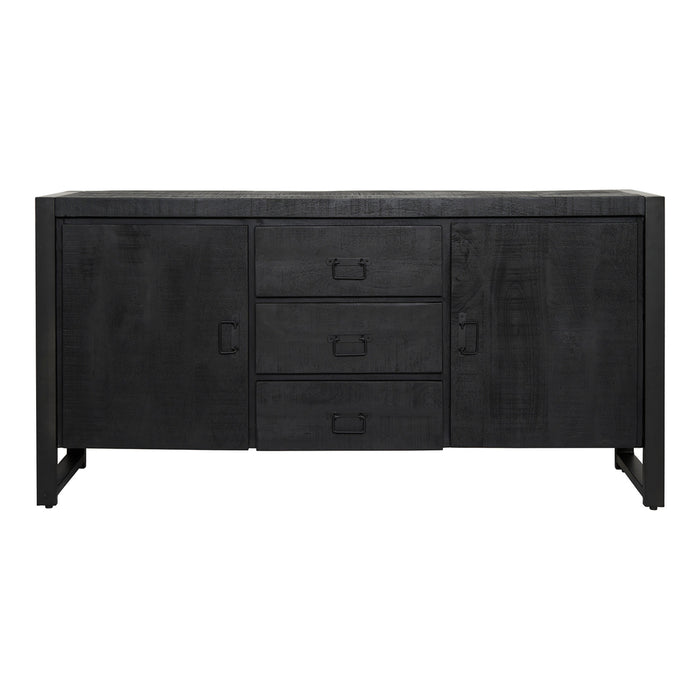 Dressoir Boaz Black | 160 cm-Dressoirs-Starfurn