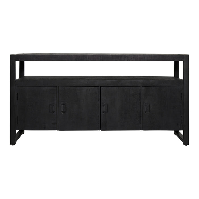 Dressoir Boaz Black | 175 cm-Dressoirs-Starfurn