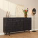 Dressoir Brandy Black | 160 cm-Dressoirs-Starfurn