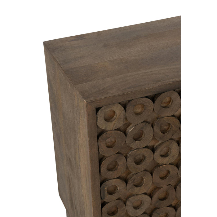 Dressoir Bruin Mdf 45x152 cm-Dressoirs-J-Line