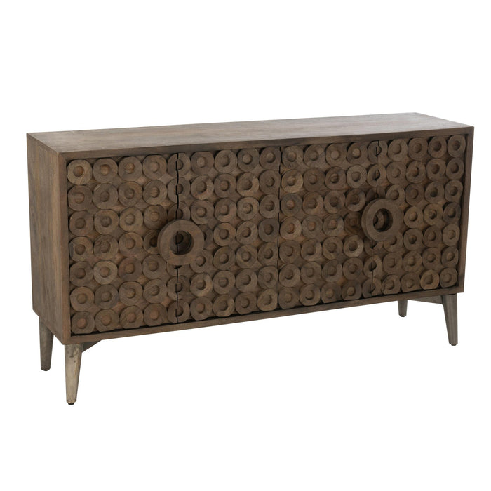 Dressoir Bruin Mdf 45x152 cm-Dressoirs-J-Line
