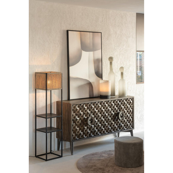 Dressoir Bruin Mdf 45x152 cm-Dressoirs-J-Line