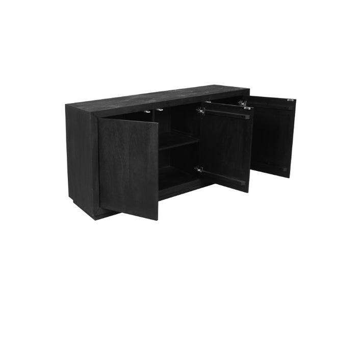 Dressoir Brussel Black 3 deurs | 150 cm-Dressoirs-Starfurn