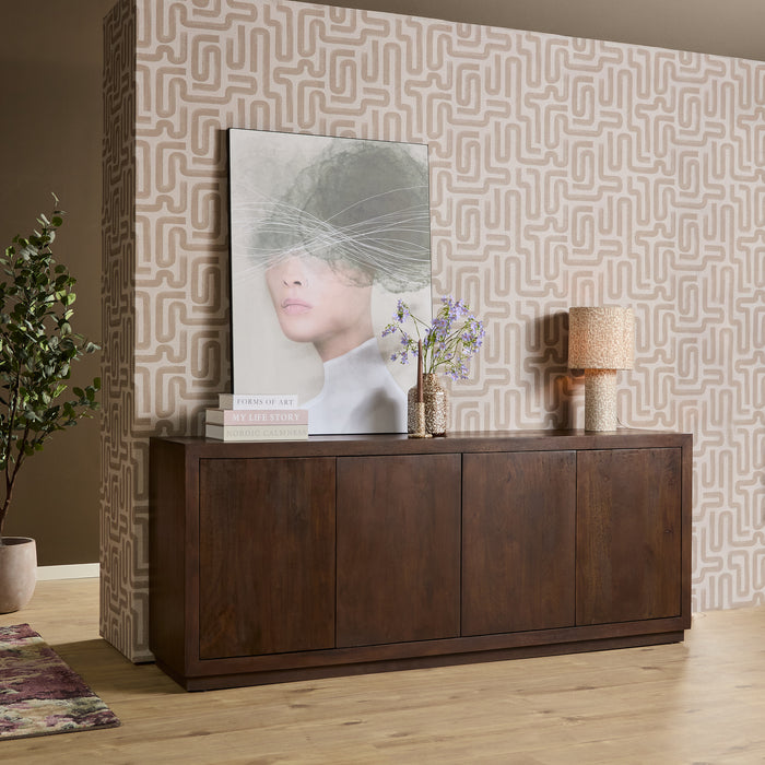 Dressoir Brussel Bruin - 200 cm-Dressoirs-Starfurn