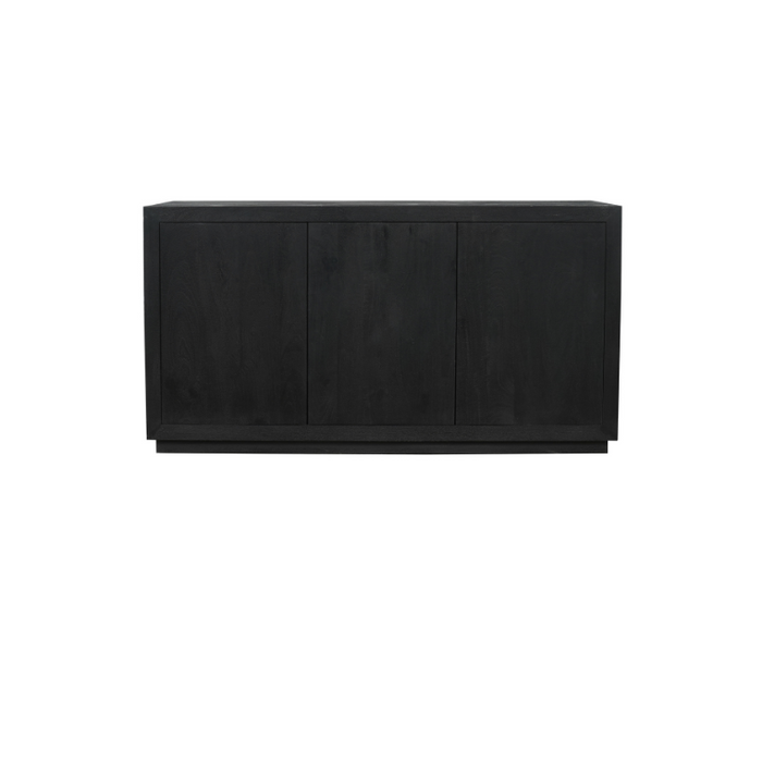 Dressoir Brussel Zwart 3 deurs - 150 cm-Dressoirs-Starfurn